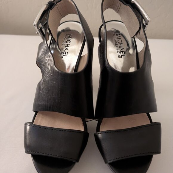 Michael Kors Strappy Stiletto Belted Heels Size 7 - Picture 2 of 5